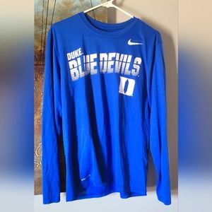 Mens Duke University Nike Long Sleeve Tee